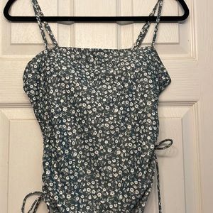 Shein One piece bathing suit-lightly lined cups. (L)